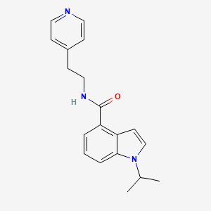 1-isopropyl-N-[2-(4-pyridyl)ethyl]-1H-indole-4-carboxamide - 