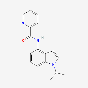 N-(1-isopropyl-1H-indol-4-yl)-2-pyridinecarboxamide - 