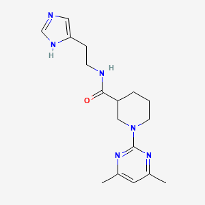 1-(4,6-dimethyl-2-pyrimidinyl)-N-[2-(1H-imidazol-4-yl)ethyl]-3-piperidinecarboxamide - 
