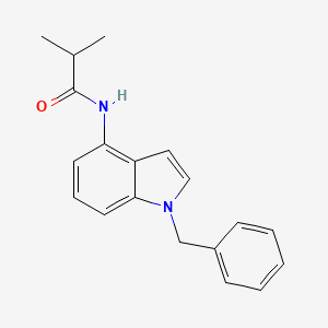 N-(1-benzyl-1H-indol-4-yl)-2-methylpropanamide - 