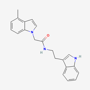 N-[2-(1H-indol-3-yl)ethyl]-2-(4-methyl-1H-indol-1-yl)acetamide - 