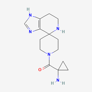 1-({3,5,6,7-Tetrahydrospiro[imidazo[4,5-c]pyridine-4,4'-piperidine]-1'-yl}carbonyl)cyclopropan-1-amine - 