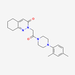 2-{2-[4-(2,4-dimethylphenyl)piperazino]-2-oxoethyl}-5,6,7,8-tetrahydro-3(2H)-cinnolinone - 
