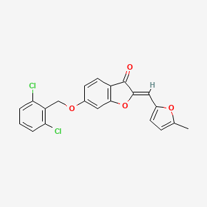6-[(2,6-dichlorobenzyl)oxy]-2-[(Z)-1-(5-methyl-2-furyl)methylidene]-1-benzofuran-3-one - 