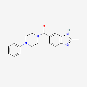(2-methyl-1H-benzimidazol-6-yl)(4-phenylpiperazin-1-yl)methanone - 