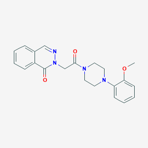 2-{2-[4-(2-methoxyphenyl)piperazino]-2-oxoethyl}-1(2H)-phthalazinone - 