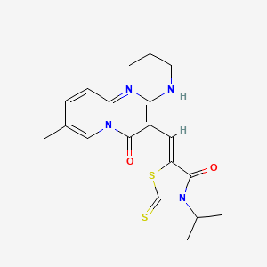 5-{(Z)-1-[2-(isobutylamino)-7-methyl-4-oxo-4H-pyrido[1,2-a]pyrimidin-3-yl]methylidene}-3-isopropyl-2-thioxo-1,3-thiazolan-4-one - 