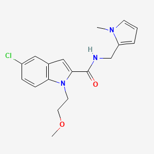 5-chloro-1-(2-methoxyethyl)-N-[(1-methyl-1H-pyrrol-2-yl)methyl]-1H-indole-2-carboxamide - 