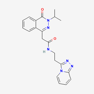2-(3-isopropyl-4-oxo-3,4-dihydro-1-phthalazinyl)-N-(2-[1,2,4]triazolo[4,3-a]pyridin-3-ylethyl)acetamide - 