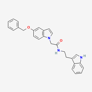 2-[5-(benzyloxy)-1H-indol-1-yl]-N-[2-(1H-indol-3-yl)ethyl]acetamide - 