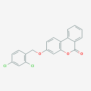 3-[(2,4-dichlorobenzyl)oxy]-6H-benzo[c]chromen-6-one - 