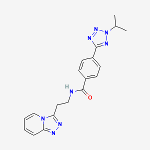 4-(2-isopropyl-2H-1,2,3,4-tetraazol-5-yl)-N-(2-[1,2,4]triazolo[4,3-a]pyridin-3-ylethyl)benzamide - 