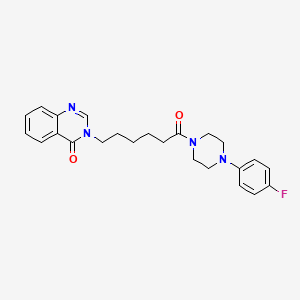 3-{6-[4-(4-fluorophenyl)piperazino]-6-oxohexyl}-4(3H)-quinazolinone - 