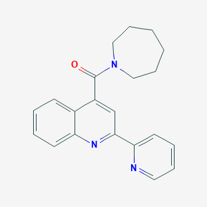 1-Azepanyl[2-(2-pyridyl)-4-quinolyl]methanone - 