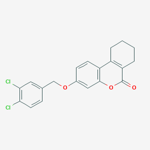 3-[(3,4-dichlorobenzyl)oxy]-7,8,9,10-tetrahydro-6H-benzo[c]chromen-6-one - 