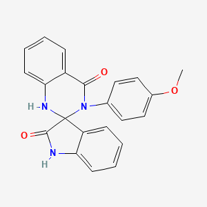 3'-(4-methoxyphenyl)-1'H-spiro[indole-3,2'-quinazoline]-2,4'(1H,3'H)-dione - 