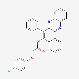 6-Phenylbenzo[a]phenazin-5-yl (4-chlorophenoxy)acetate - 