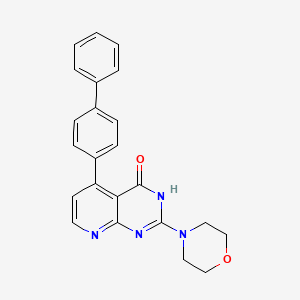 5-(biphenyl-4-yl)-2-(morpholin-4-yl)pyrido[2,3-d]pyrimidin-4(3H)-one - 