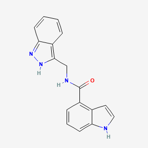 N-[(1H-Indazol-3-YL)methyl]-1H-indole-4-carboxamide - 