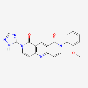 2-(2-methoxyphenyl)-8-(1H-1,2,4-triazol-5-yl)pyrido[4,3-b][1,6]naphthyridine-1,9(2H,8H)-dione - 