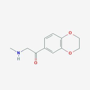 1-(2,3-Dihydro-1,4-benzodioxin-6-yl)-2-(methylamino)ethanone - 446266-77-9
