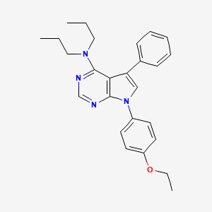 7-(4-ethoxyphenyl)-5-phenyl-N,N-dipropylpyrrolo[2,3-d]pyrimidin-4-amine - 