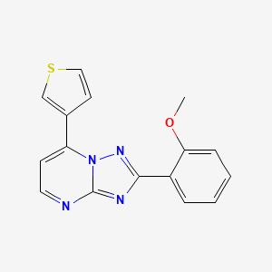 2-(2-Methoxyphenyl)-7-(3-thienyl)[1,2,4]triazolo[1,5-a]pyrimidine - 