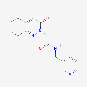 2-[3-oxo-5,6,7,8-tetrahydro-2(3H)-cinnolinyl]-N-(3-pyridylmethyl)acetamide - 