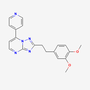 2-(3,4-Dimethoxyphenethyl)-7-(4-pyridyl)[1,2,4]triazolo[1,5-a]pyrimidine - 