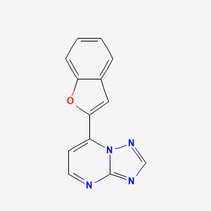 7-(1-Benzofuran-2-yl)[1,2,4]triazolo[1,5-a]pyrimidine - 