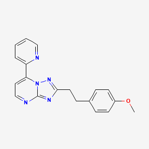 2-(4-Methoxyphenethyl)-7-(2-pyridyl)[1,2,4]triazolo[1,5-a]pyrimidine - 