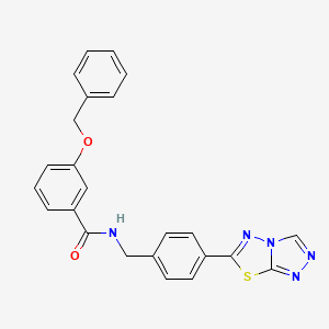 3-(benzyloxy)-N-(4-[1,2,4]triazolo[3,4-b][1,3,4]thiadiazol-6-ylbenzyl)benzamide - 