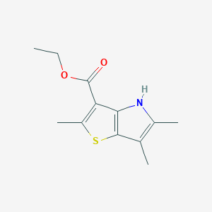 ethyl 2,5,6-trimethyl-4H-thieno[3,2-b]pyrrole-3-carboxylate - 