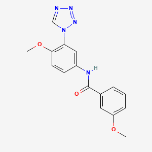 3-methoxy-N-[4-methoxy-3-(1H-tetrazol-1-yl)phenyl]benzamide - 