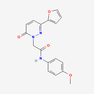 2-(3-(furan-2-yl)-6-oxopyridazin-1(6H)-yl)-N-(4-methoxyphenyl)acetamide - 