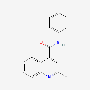 2-methyl-N-phenylquinoline-4-carboxamide - 332177-68-1