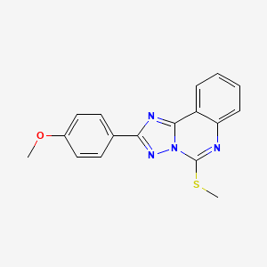 2-(4-Methoxyphenyl)-5-(methylthio)[1,2,4]triazolo[1,5-c]quinazoline - 