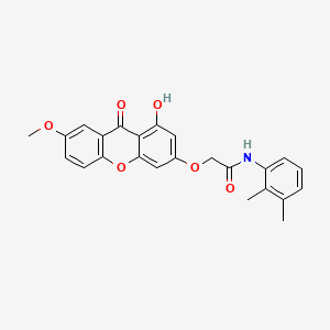 N-(2,3-dimethylphenyl)-2-[(1-hydroxy-7-methoxy-9-oxo-9H-xanthen-3-yl)oxy]acetamide - 