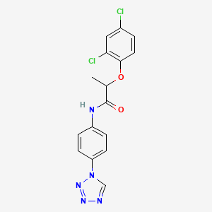 2-(2,4-dichlorophenoxy)-N-[4-(1H-tetrazol-1-yl)phenyl]propanamide - 