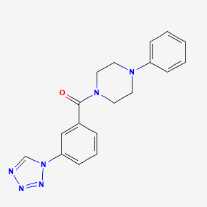 1-phenyl-4-[3-(1H-tetrazol-1-yl)benzoyl]piperazine - 