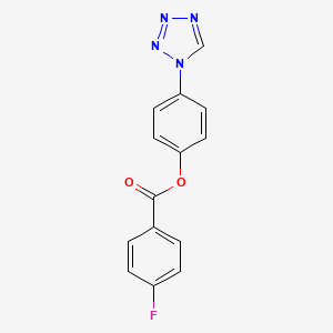 4-(1H-tetrazol-1-yl)phenyl 4-fluorobenzoate - 