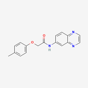2-(4-methylphenoxy)-N-quinoxalin-6-ylacetamide - 