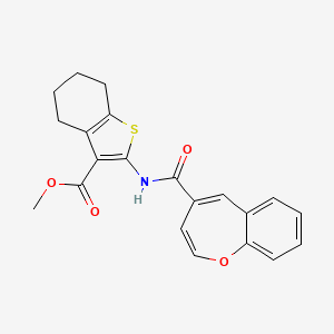 Methyl 2-[(1-benzoxepin-4-ylcarbonyl)amino]-4,5,6,7-tetrahydro-1-benzothiophene-3-carboxylate - 
