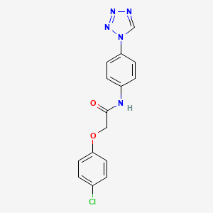 2-(4-chlorophenoxy)-N-[4-(1H-tetrazol-1-yl)phenyl]acetamide - 
