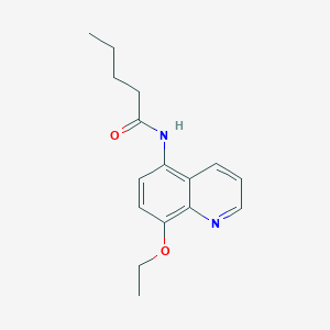 N-(8-ethoxyquinolin-5-yl)pentanamide - 