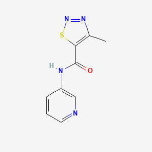 4-methyl-N-(pyridin-3-yl)-1,2,3-thiadiazole-5-carboxamide - 