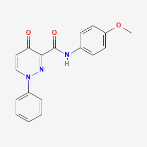 N-(4-methoxyphenyl)-4-oxo-1-phenyl-1,4-dihydropyridazine-3-carboxamide - 