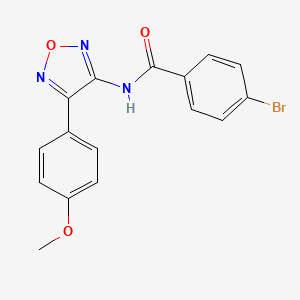 4-bromo-N-[4-(4-methoxyphenyl)-1,2,5-oxadiazol-3-yl]benzamide - 