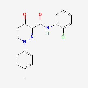 N-(2-chlorophenyl)-1-(4-methylphenyl)-4-oxo-1,4-dihydropyridazine-3-carboxamide - 
