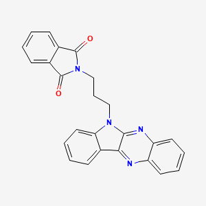 2-[3-(6H-indolo[2,3-b]quinoxalin-6-yl)propyl]-1H-isoindole-1,3(2H)-dione - 